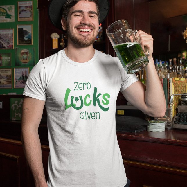 Noll Tur given St patricks day T Shirt (Skapare uppladdad)