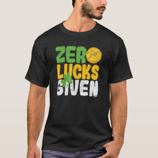 Noll Tur given vid Funny Saint patrick's day Shamr T Shirt