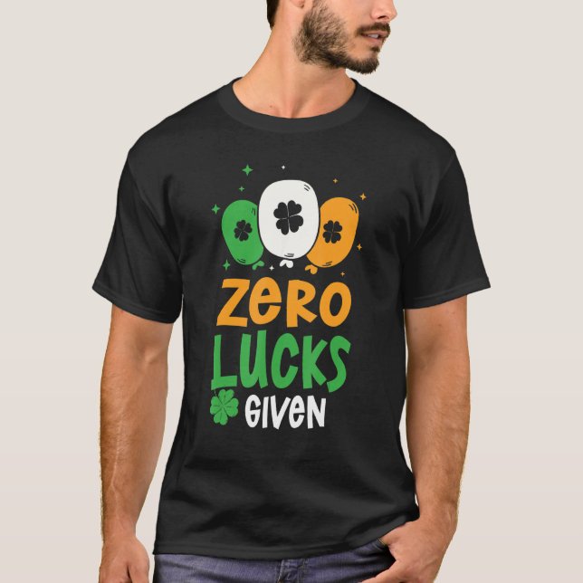 Noll Tur med Party St. Patrick-dagen Humor T Shirt (Framsida)