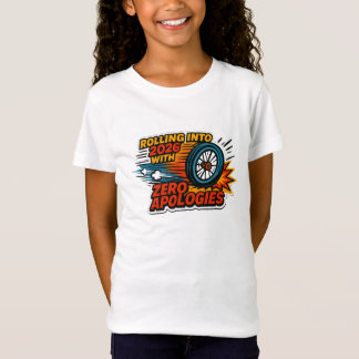 “Noll ursäkter” rullar in i 2026 rullstol T Shirt