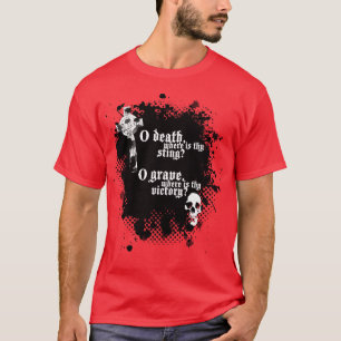 Nolla-död, var är, sticker skjortan tee shirt