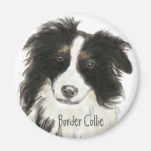 Nolla för gränsColliehund Magnet
