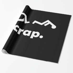Nolla för rolig utslagsplats för rullstol för presentpapper