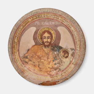 nolla för symbol för St John baptistreligion Magnet