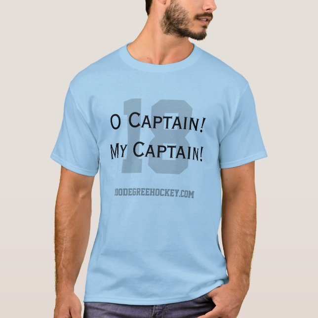 Nolla-kapten! Min kapten! T Shirt (Framsida)