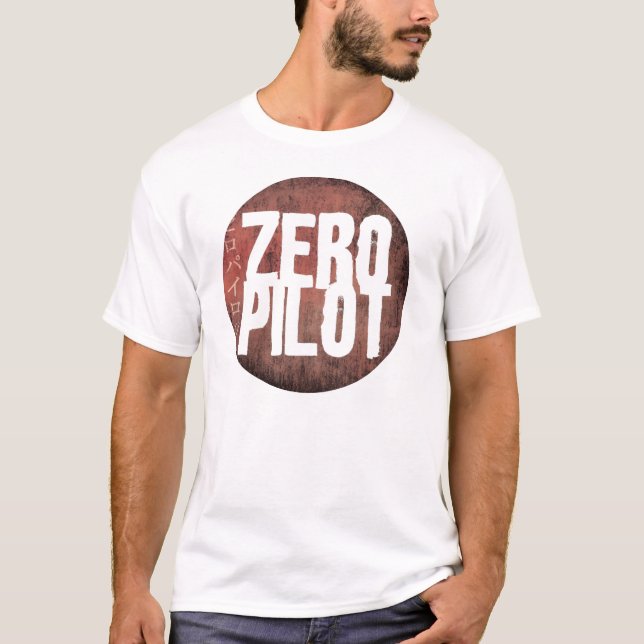 Nolla pilot- - logotyp t-shirt (Framsida)