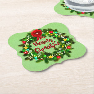Nollaig Chridheil Scottish jul Underlägg Papper