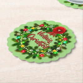 Nollaig Chridheil Scottish jul Underlägg Papper