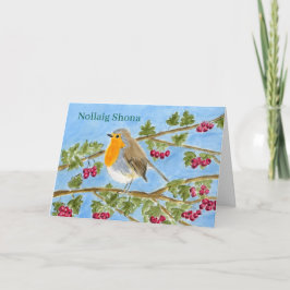 Nollaig Shona Christmas Card Helgkort