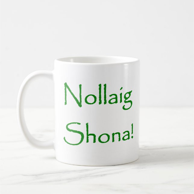 Nollaig Shona Kaffemugg (Vänster)