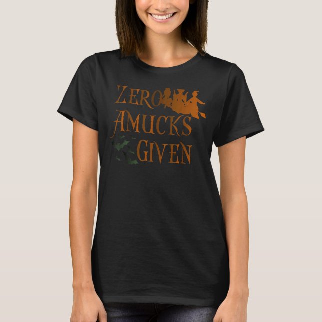 Nollakapor som ges Cute Amuck med Fladdermus Hallo T Shirt (Framsida)