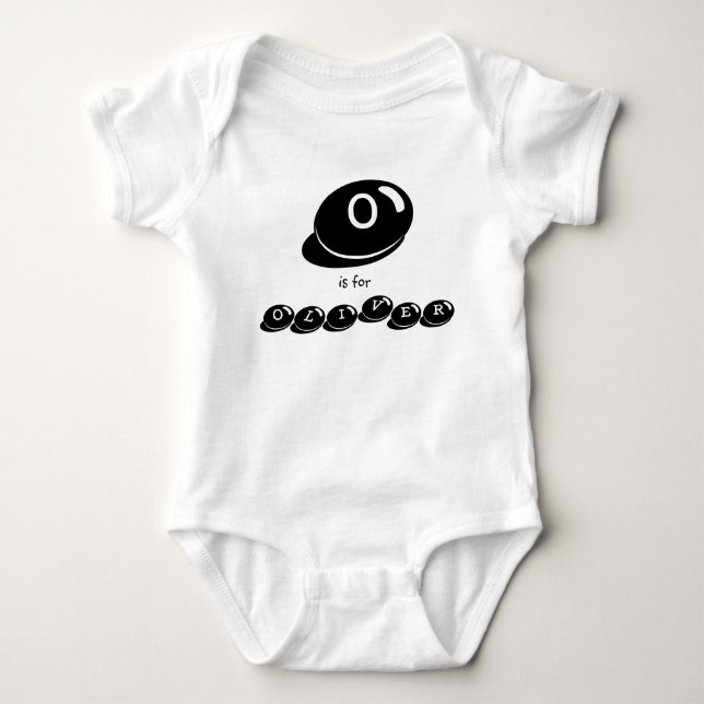 Nollan är för den OLIVER monogramen Tröja (Framsida)