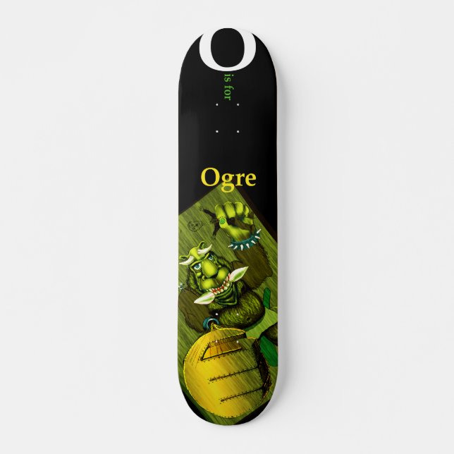 Nollan är för Ogre_deck Skateboard Bräda 20,5 Cm (Framsida)
