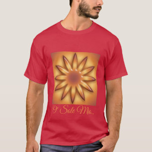 Nollan sular Mio. Abstrakt geometrisk Tee Shirt