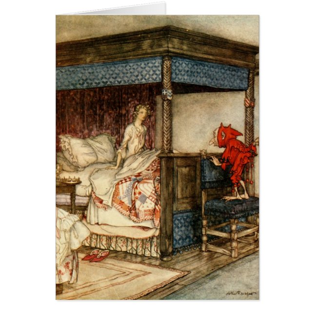 Nollan Waken, Waken, Burd Isbel Hälsningskort (Framsidan)