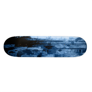 NollDäck-Blått Skateboard Bräda 19,5 Cm