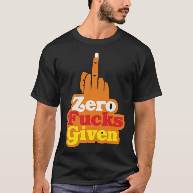 Nollfack med Bollywood Sarcastic T Shirt (Framsida)