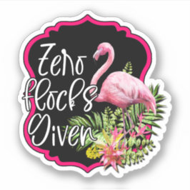 Nollflockar med Anpassningsbar-Klipp vinylkorgen Klistermärken