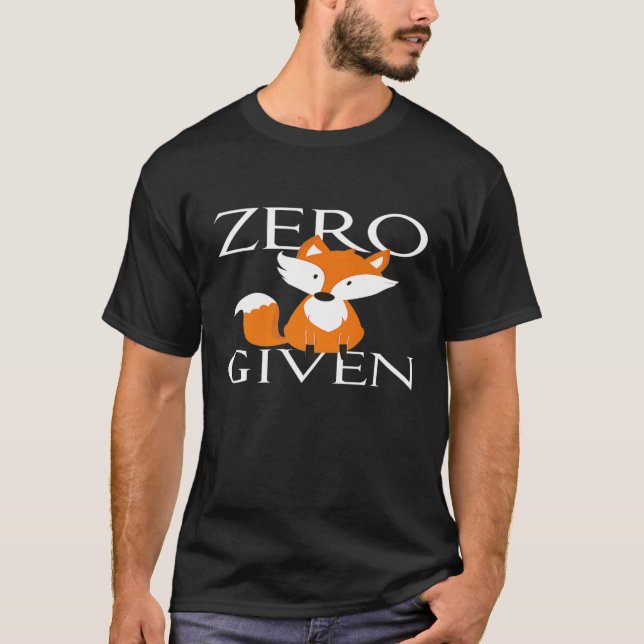 Nollfox för alla rävar och Komiker T Shirt (Framsida)