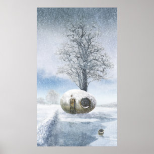 nollnovisuben sular (vintern) - affischen poster