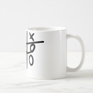 nollor och kor - muskelryckningtac-toe kaffemugg