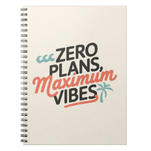 Nollplan, max. vibes anteckningsbok