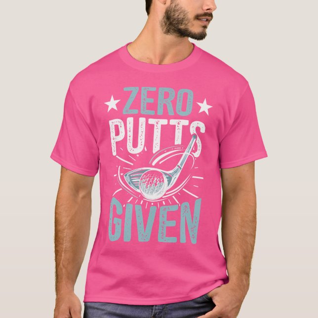 Nollprickar som ges till Lung Golfing Golf T Shirt (Framsida)