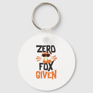 Nollräv givet roligt citationstecken Keychain Nyckelring