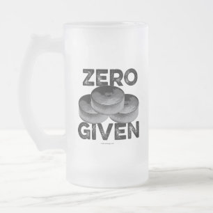 Nollskinn (hockey), skalat glas (Mugg) Frostat Ölglas