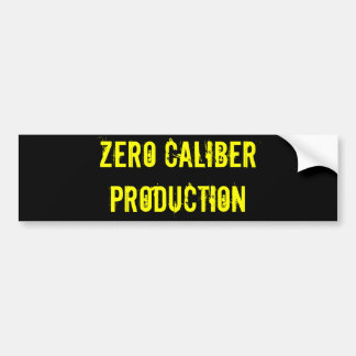 Nollskräddarsy kaliberproduktion - bildekal