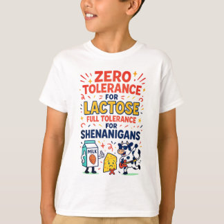Nolltolerans för Lactose Funny T Shirt