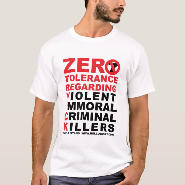 NOLLTOLERANS TEE (Framsida)