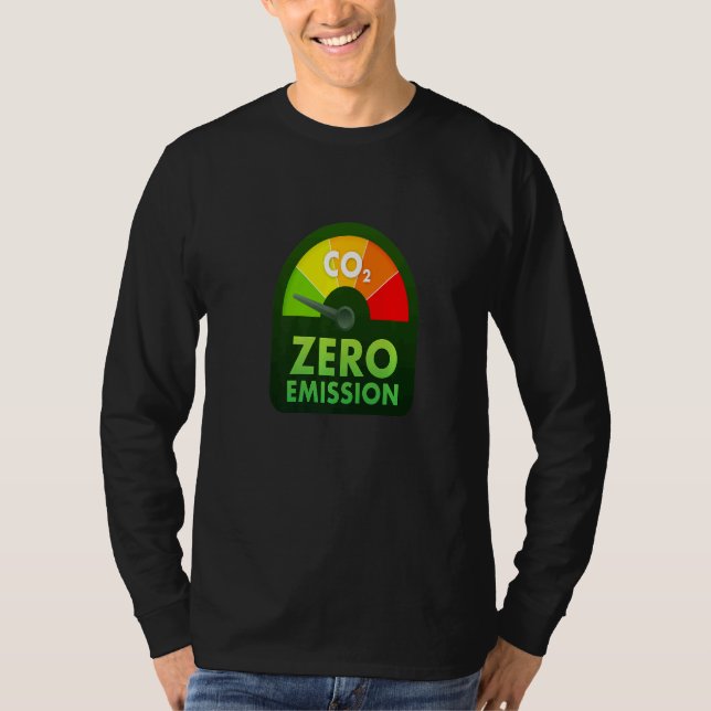 Nollutsläpp Ägare   Elbil Kör Framtiden T Shirt (Framsida)