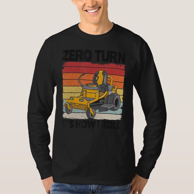 Nollväng det är så jag rullar landskapsgröret t shirt (Framsida)