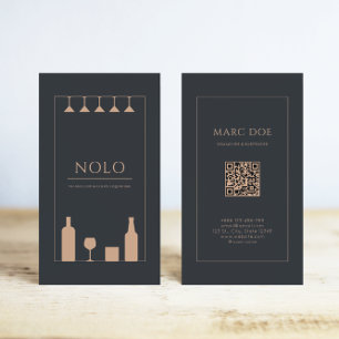 Nolo (alkoholfritt eller lågalkoholhaltigt) spritb visitkort