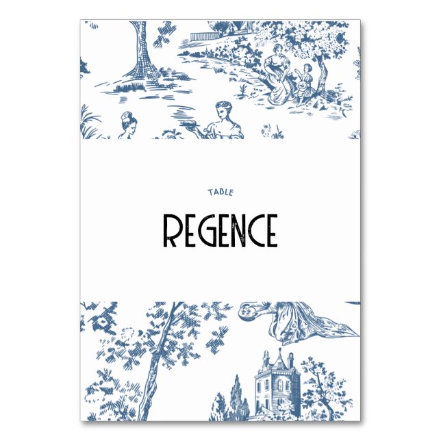 Nom de table - Victoria Bordsnummer (Framsidan)