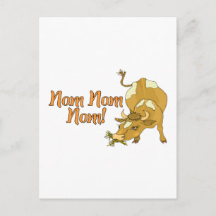Nom Nom Cow Vykort