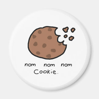 Nom nom nom-cookie magnet