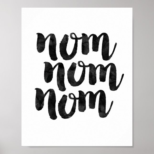 Nom Nom Nom Poster (Framsidan)