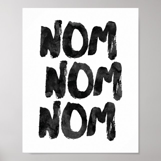 Nom Nom Nom Poster (Framsidan)