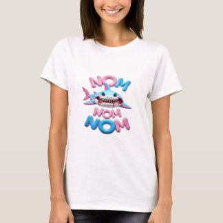 NOM NOM NOM - Roligt Foodie T-Shirts for Hungrig S