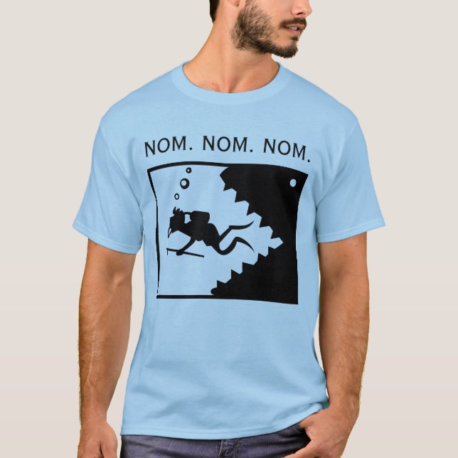 Nom. Nom. Nom. T Shirt (Framsida)