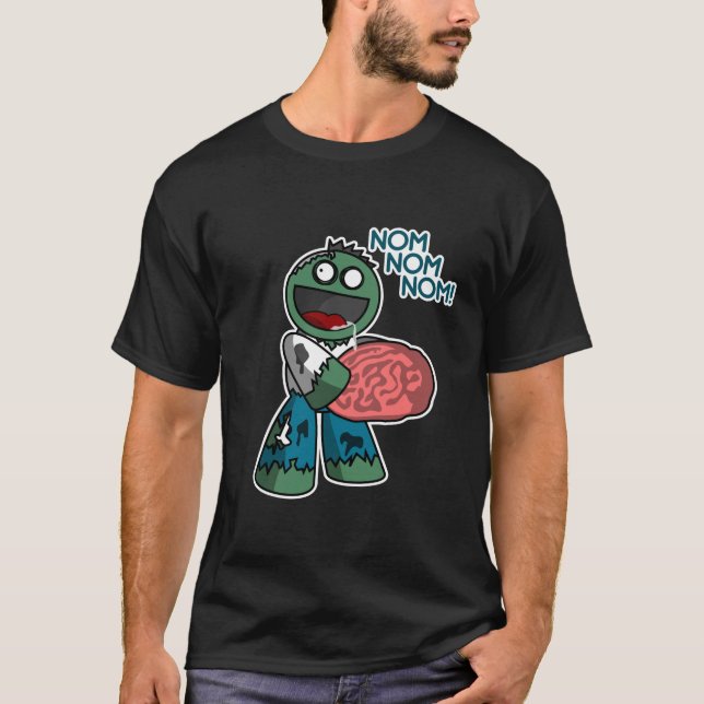 Nom Nom Nom! Tee Shirt (Framsida)