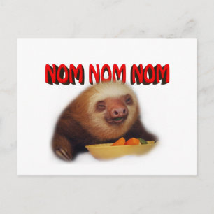 nom nom nom vykort