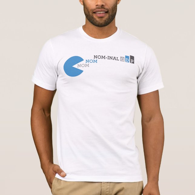 Nom Nom nominell GDP Tee Shirt (Framsida)