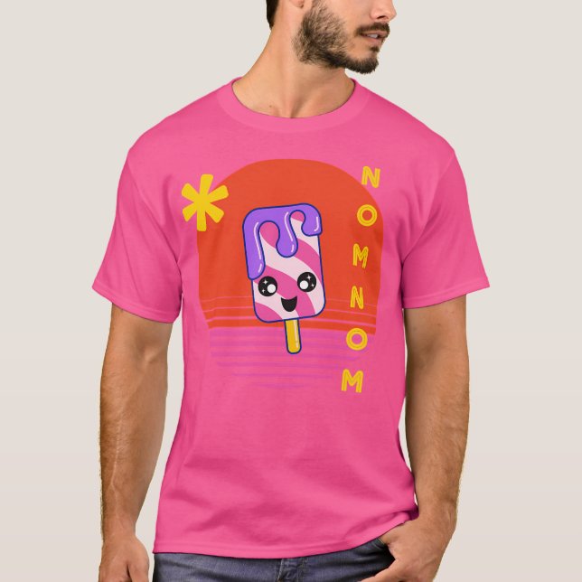 Nom Nom Popsicle T Shirt (Framsida)