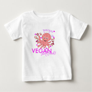 NOM NOM VEGAN JUNK FOOD småbarn ruffle T Shirt