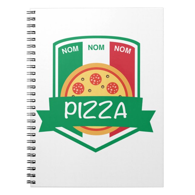 Nom nomPizza Anteckningsbok (Framsidan)