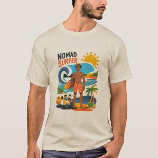 Nomad Surfer Beach Guy T Shirt