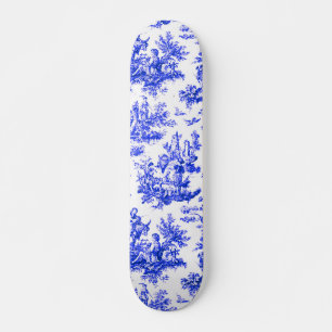 NOMADESAUSTRALIENS Blåtoffica de Jouy Mini Skateboard Bräda 18,5 Cm